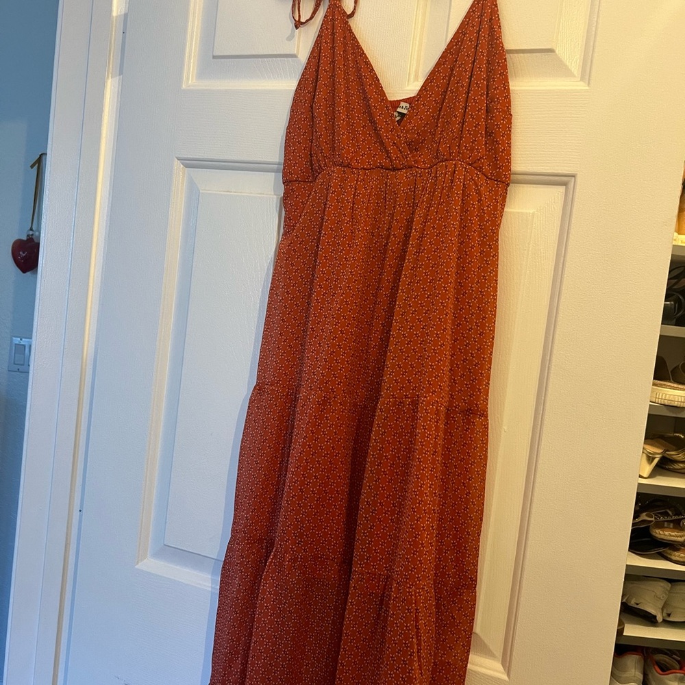 Abercrombie & Fitch Terracotta Maxi Dress Small Petite
